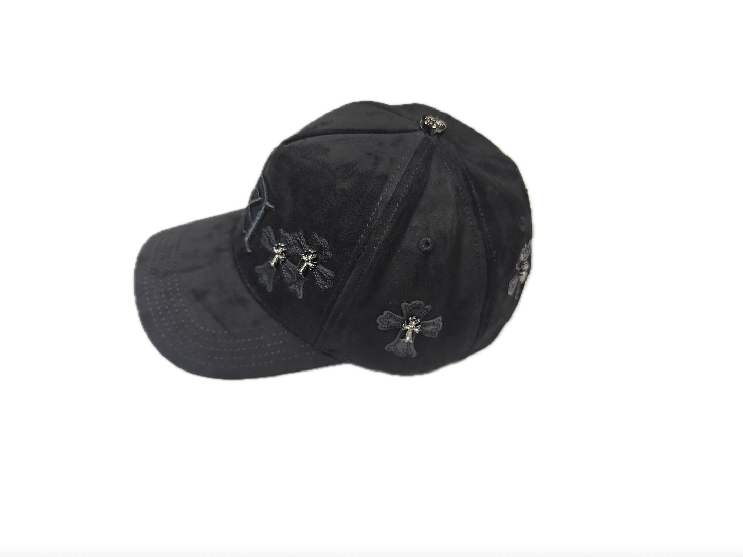 Big Boss LA Cruz Gold/Los Angeles Chrome Plated Original Silver Adjustable Flat Cap