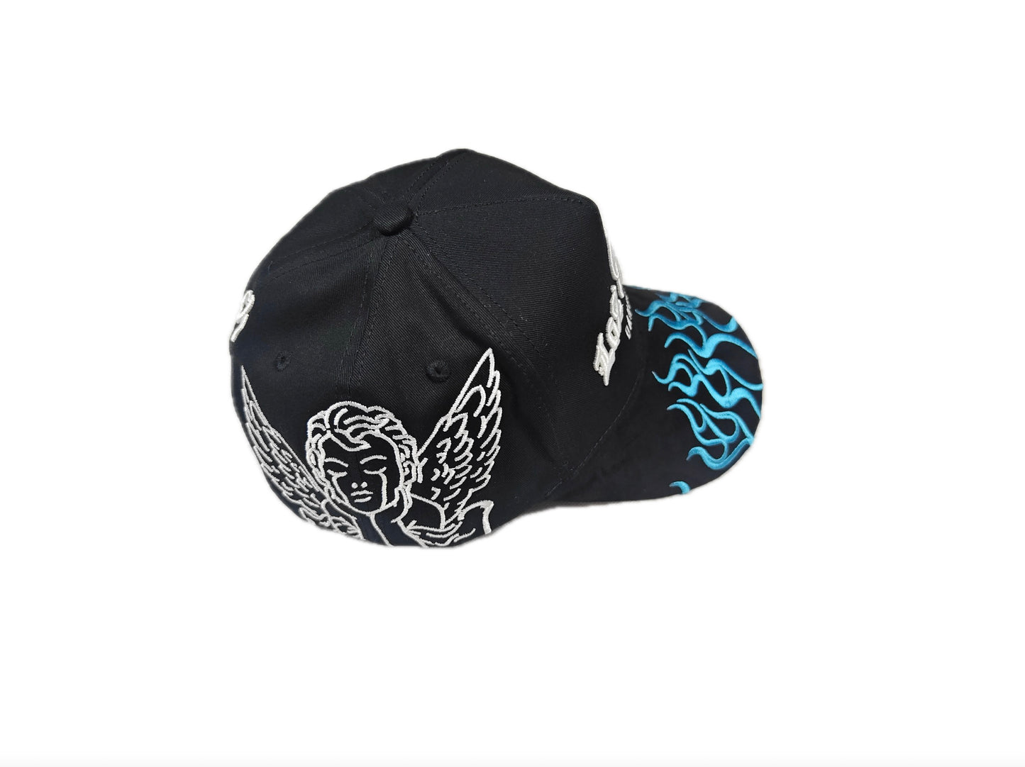 Dandy Hats Los Angeles Club Black Adjustable Curved - brim Hat。