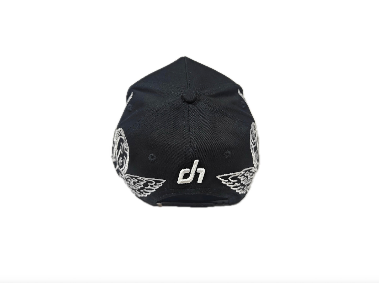 Dandy Hats Los Angeles Club Black Adjustable Curved - brim Hat。