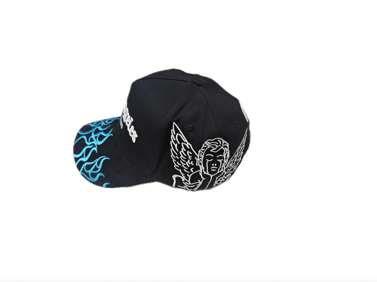 Dandy Hats Los Angeles Club Black Adjustable Curved - brim Hat。