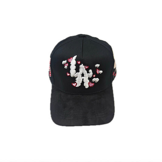 31 HATS BLACK LA LOVE CLOUDS VALENTINES SNAPBACK HAT 31VALENTINES